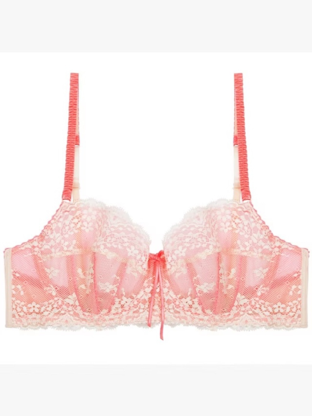 Lace Balcony Underwire Bra 30G